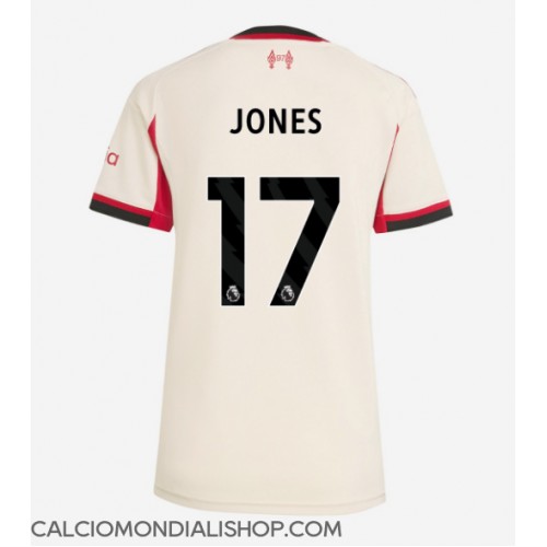 Maglie da calcio Liverpool Curtis Jones #17 Seconda Maglia Femminile 2025-26 Manica Corta